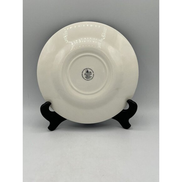 Churchill Blue Floral Cabbage Rose Bread Dessert Plate England 7.75" Replacement - Picture 3 of 7